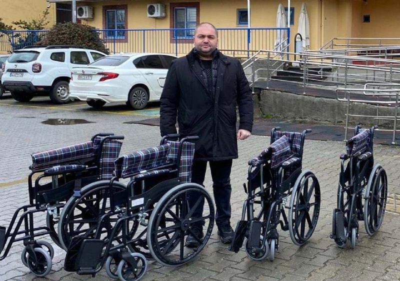 Biz Büyük Bir Aileyiz Derneği İşbirliği ile 200 adet Manuel Tekerlekli Sandalye Bağışı