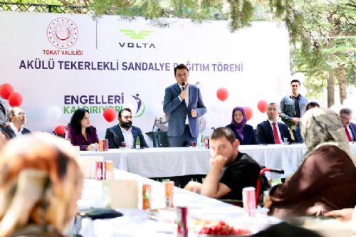 20 Akülü Tekerlekli Sandalye Tokat'ta İhtiyaç Sahipleriyle Buluştu